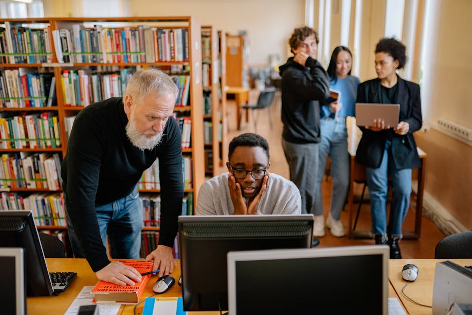 Students in discussion
